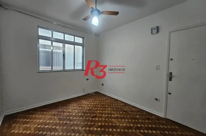 Apartamento com 2 dormitórios para alugar, 60 m² por R$ 3.000,00/mês - Macuco - Santos/SP