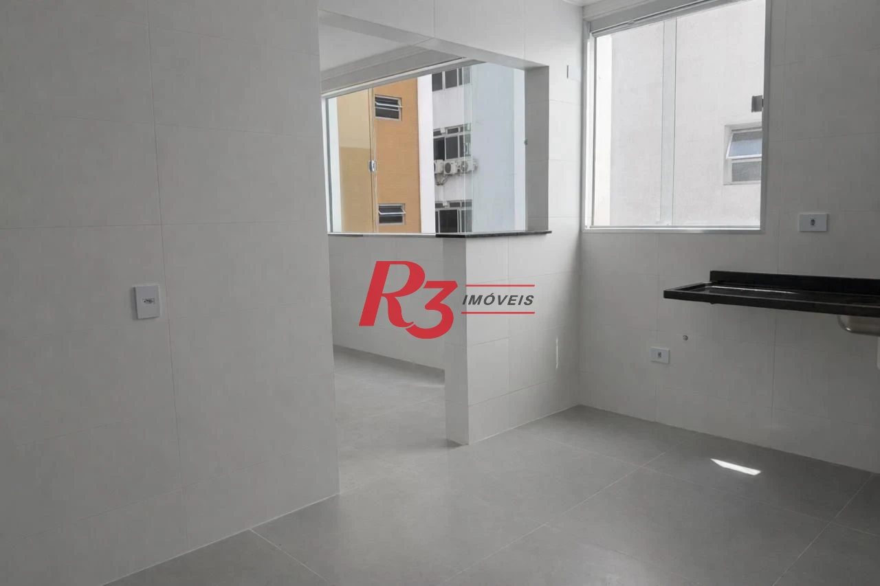 Apartamento com 3 dormitórios à venda, 110 m² por R$ 1.550.000,00 - Boqueirão - Santos/SP