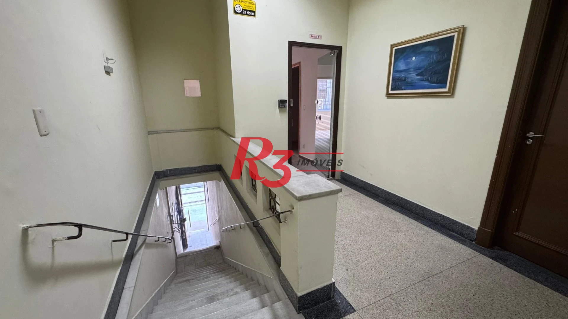Sala para alugar, 39 m² por R$ 3.000,00/mês - Centro - Santos/SP