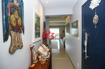 Apartamento com 3 dormitórios à venda, 109 m² por R$ 1.380.000,00 - Gonzaga - Santos/SP