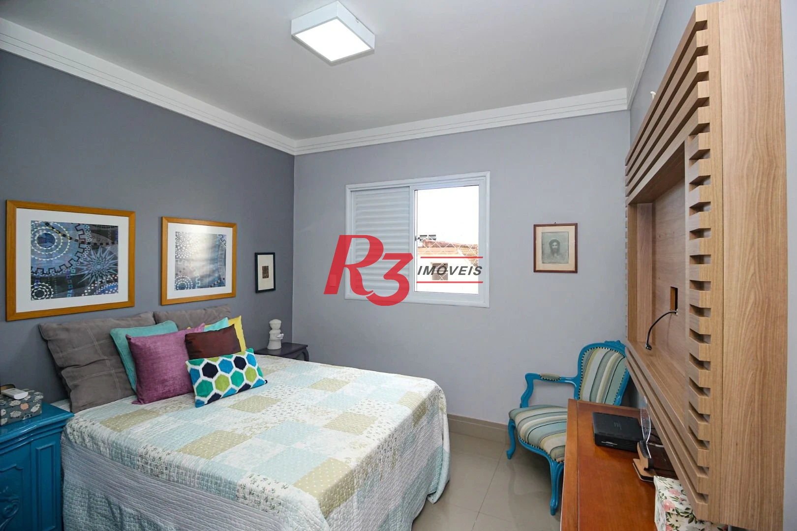 Apartamento com 3 dormitórios à venda, 109 m² por R$ 1.380.000,00 - Gonzaga - Santos/SP