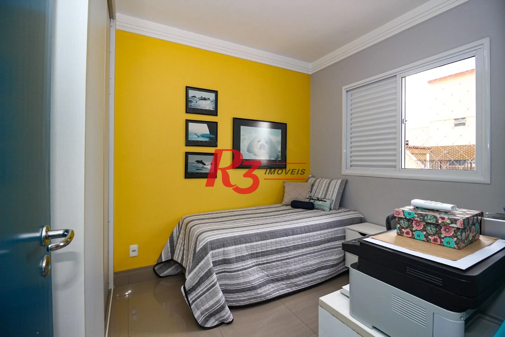 Apartamento com 3 dormitórios à venda, 109 m² por R$ 1.380.000,00 - Gonzaga - Santos/SP