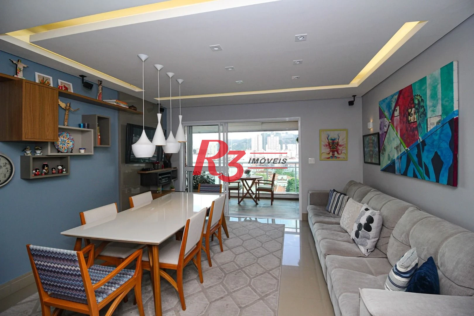 Apartamento com 3 dormitórios à venda, 109 m² por R$ 1.380.000,00 - Gonzaga - Santos/SP