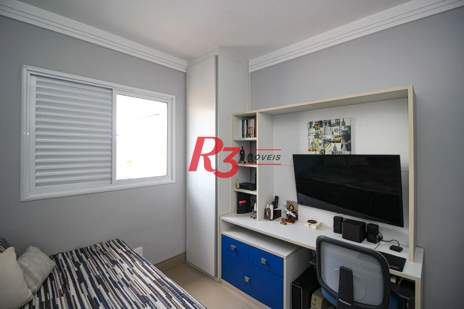 Apartamento com 3 dormitórios à venda, 109 m² por R$ 1.380.000,00 - Gonzaga - Santos/SP