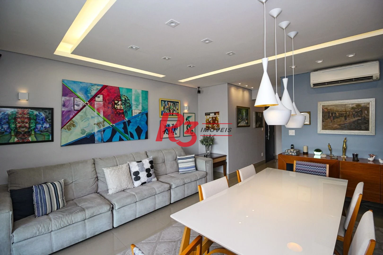 Apartamento com 3 dormitórios à venda, 109 m² por R$ 1.380.000,00 - Gonzaga - Santos/SP