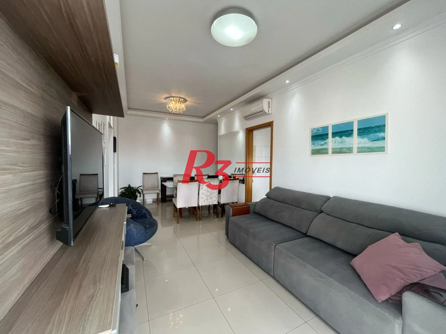 Apartamento com 2 dormitórios à venda, 81 m² por R$ 855.000,00 - Campo Grande - Santos/SP