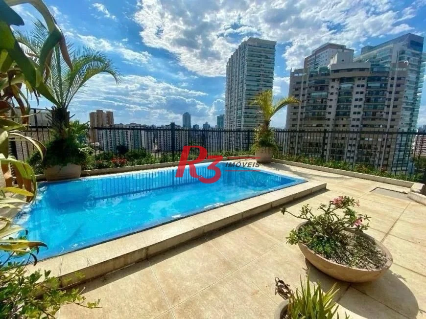 Cobertura com 5 dormitórios à venda, 336 m² por R$ 3.300.000,00 - Ponta da Praia - Santos/SP