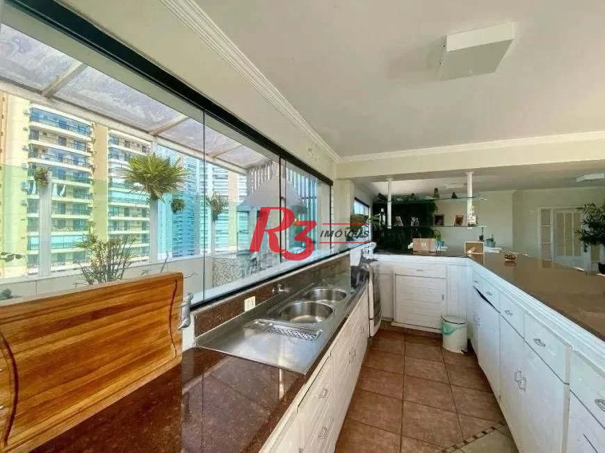 Cobertura com 5 dormitórios à venda, 336 m² por R$ 3.300.000,00 - Ponta da Praia - Santos/SP