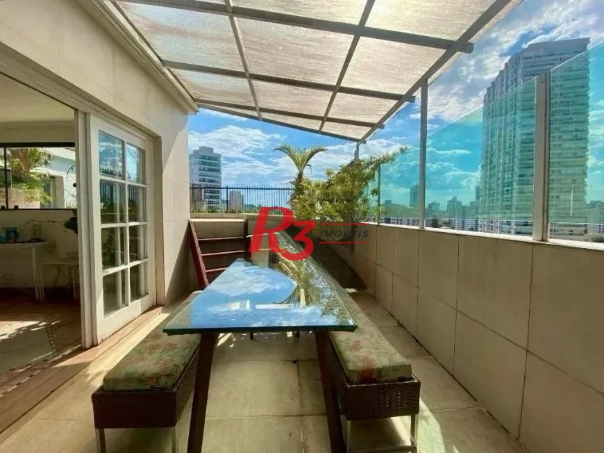 Cobertura com 5 dormitórios à venda, 336 m² por R$ 3.300.000,00 - Ponta da Praia - Santos/SP