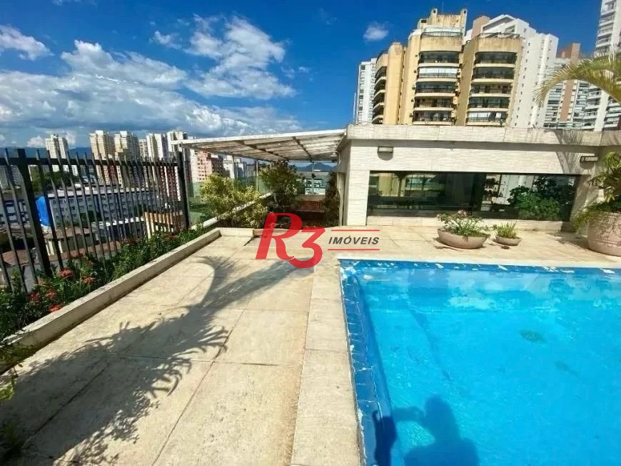 Cobertura com 5 dormitórios à venda, 336 m² por R$ 3.300.000,00 - Ponta da Praia - Santos/SP