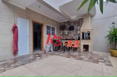 Casa com 3 dormitórios à venda, 150 m² por R$ 1.272.000,00 - Marapé - Santos/SP