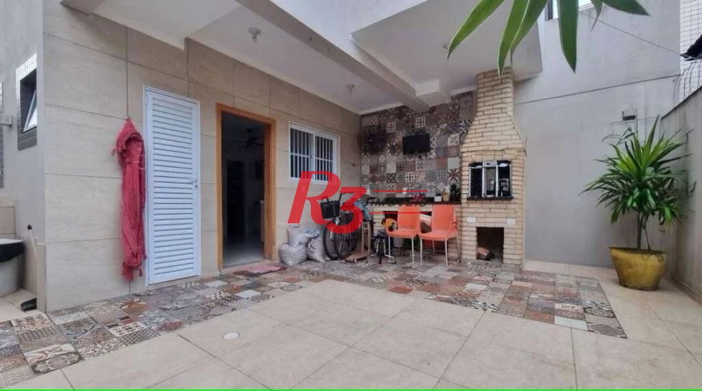Casa com 3 dormitórios à venda, 150 m² por R$ 1.272.000,00 - Marapé - Santos/SP
