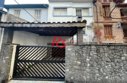 Casa com 3 dormitórios para alugar, 218 m² por R$ 8.565,24/mês - Embaré - Santos/SP