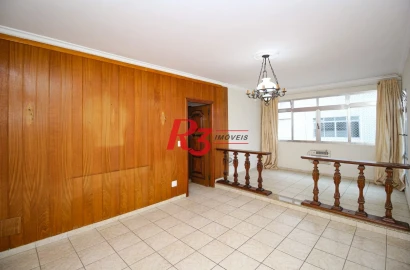 Apartamento com 3 quartos à venda, 108 m² por R$ 665.000 - Embaré - Santos/SP