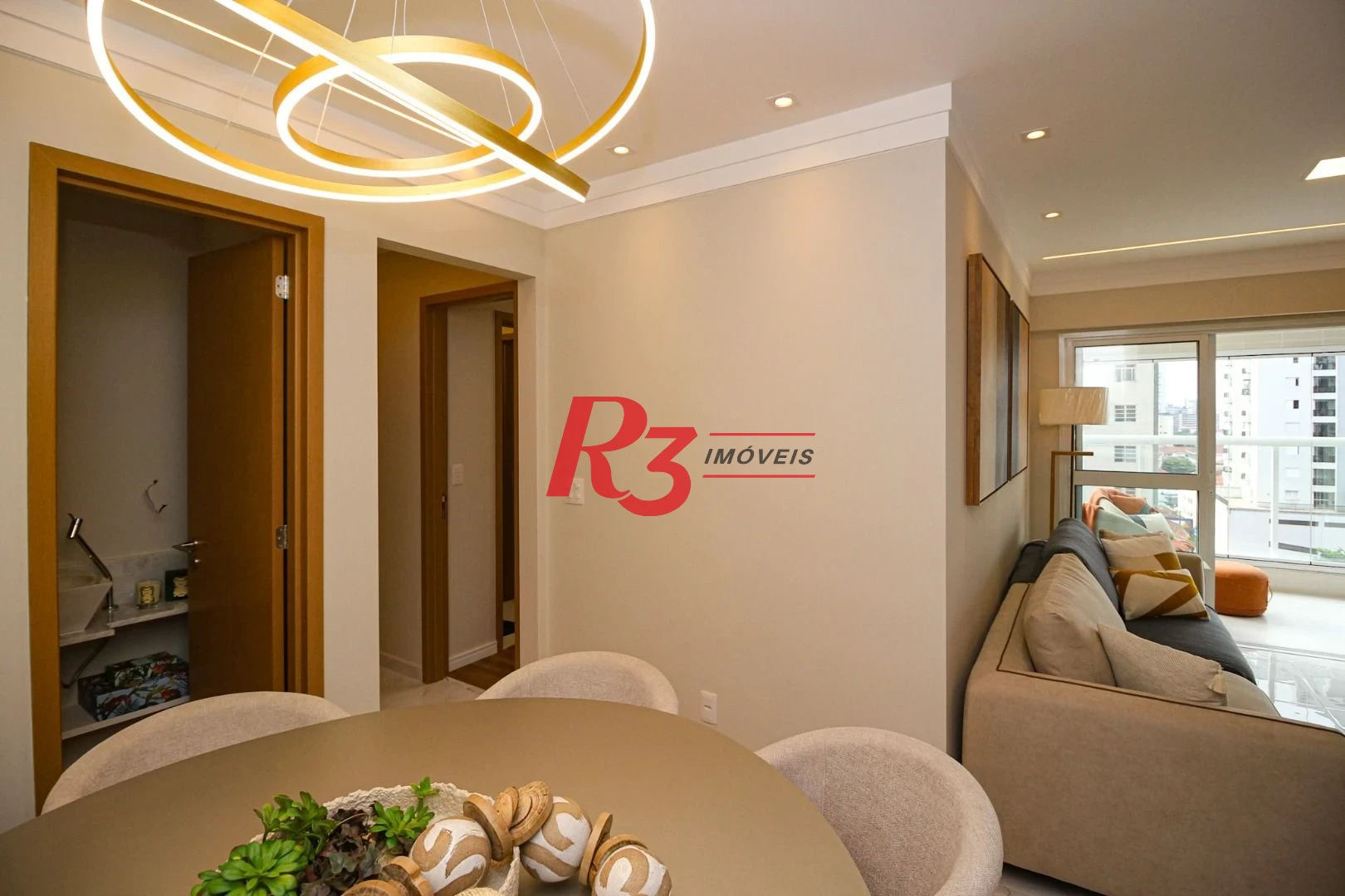 Apartamento com 3 dormitórios à venda, 101 m² por R$ 2.200.000,00 - Gonzaga - Santos/SP