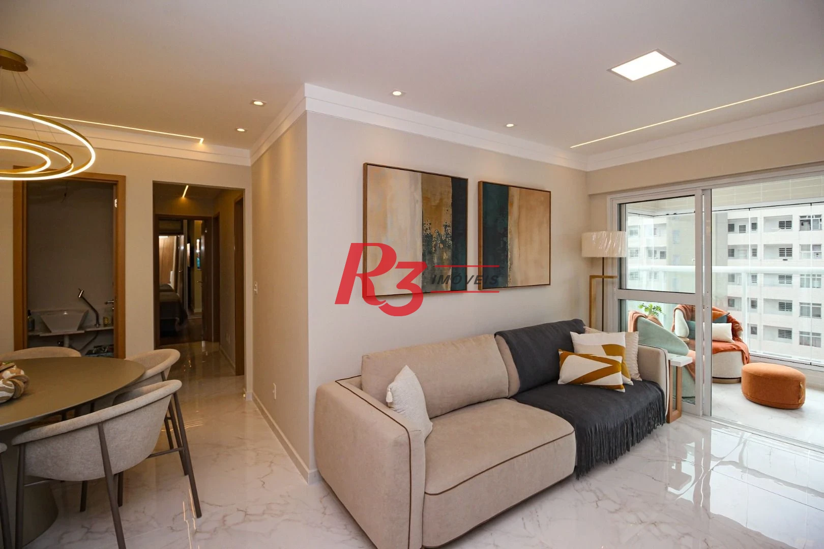 Apartamento com 3 dormitórios à venda, 101 m² por R$ 2.200.000,00 - Gonzaga - Santos/SP