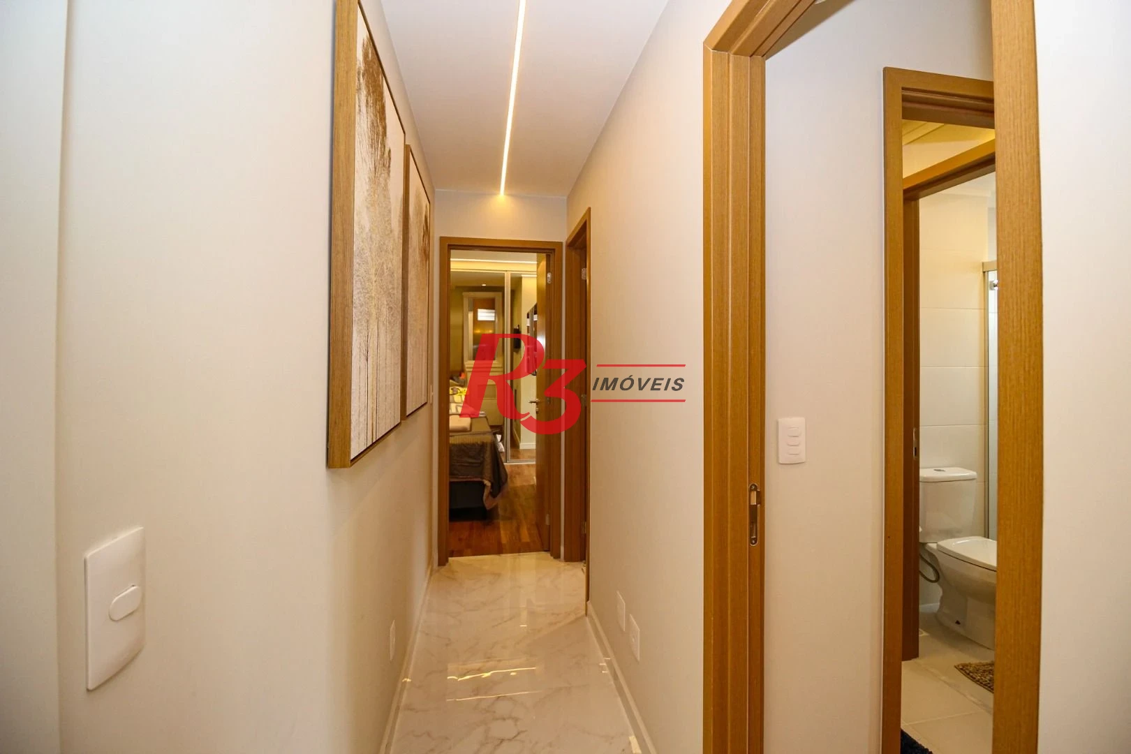 Apartamento com 3 dormitórios à venda, 101 m² por R$ 2.200.000,00 - Gonzaga - Santos/SP