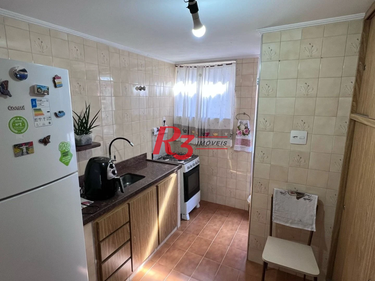 Apartamento com 3 dormitórios à venda, 59 m² por R$ 348.000,00 - Aparecida - Santos/SP