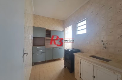 Apartamento com 2 dormitórios à venda, 65 m² por R$ 410.000,00 - Embaré - Santos/SP