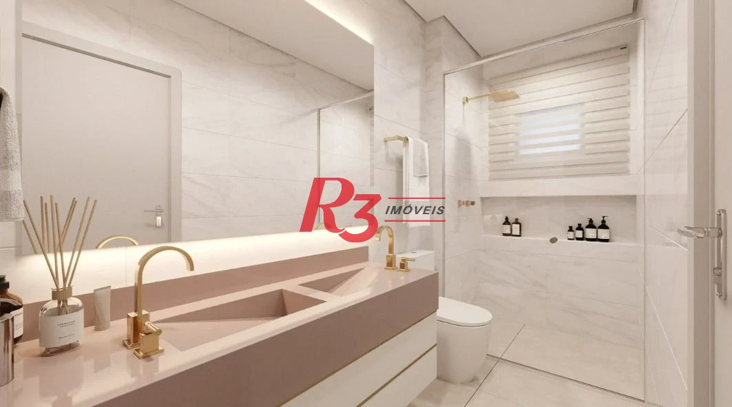Apartamento com 3 dormitórios à venda, 227 m² por R$ 4.990.000,00 - Ponta da Praia - Santos/SP