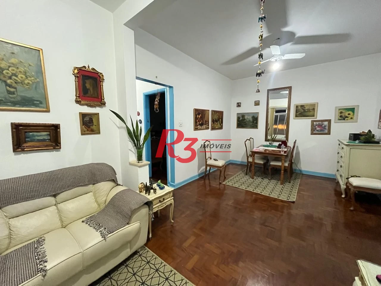 Apartamento com 3 dormitórios à venda, 93 m² por R$ 420.000,00 - Pompéia - Santos/SP