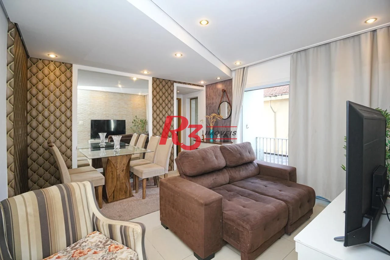Apartamento com 2 dormitórios à venda, 70 m² por R$ 380.000,00 - Vila Belmiro - Santos/SP