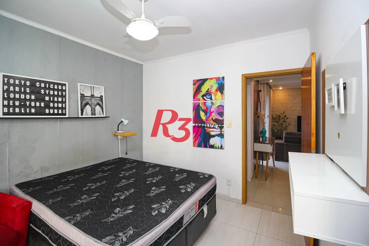 Apartamento com 2 dormitórios à venda, 70 m² por R$ 380.000,00 - Vila Belmiro - Santos/SP