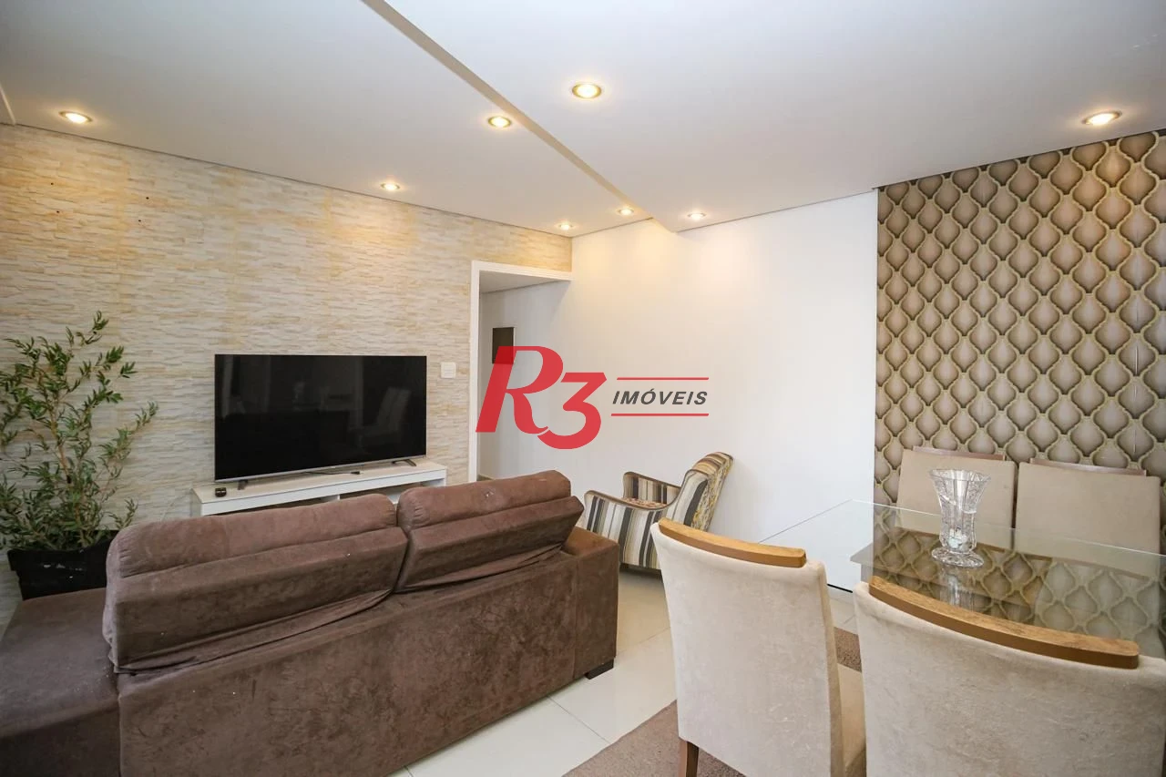 Apartamento com 2 dormitórios à venda, 70 m² por R$ 380.000,00 - Vila Belmiro - Santos/SP