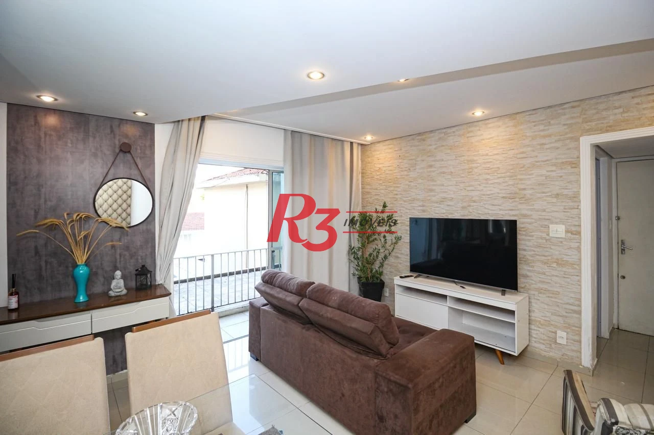Apartamento com 2 dormitórios à venda, 70 m² por R$ 380.000,00 - Vila Belmiro - Santos/SP