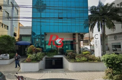 Sala para alugar, 115 m² por R$ 4.500,02/mês - Gonzaga - Santos/SP