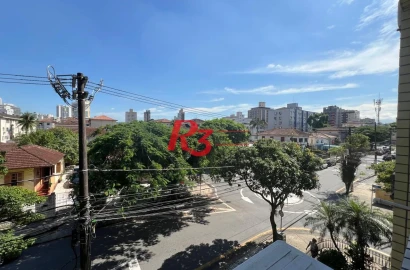 Apartamento com 3 dormitórios à venda, 168 m² por R$ 1.200.000,00 - Embaré - Santos/SP