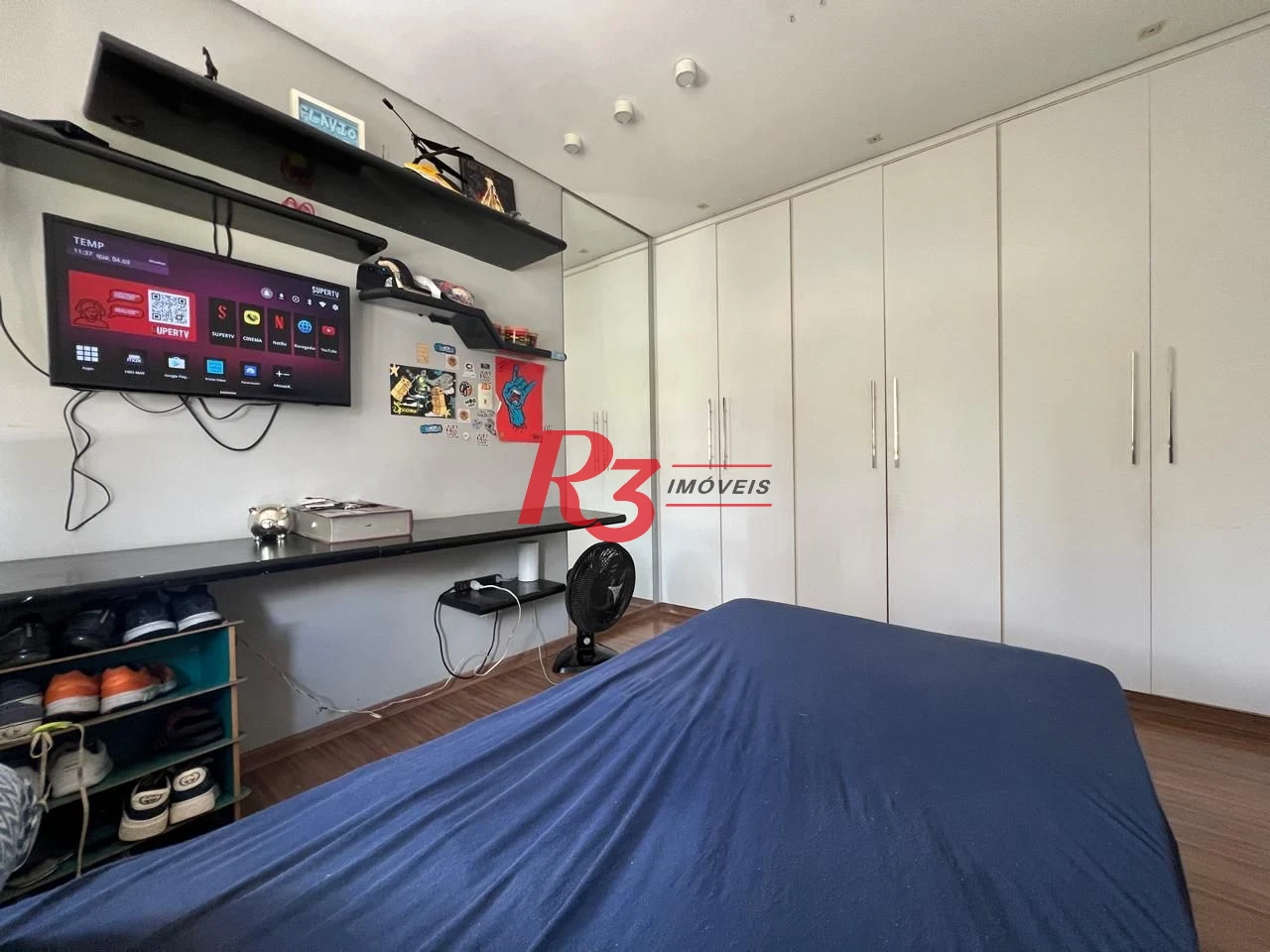 Apartamento com 3 dormitórios à venda, 168 m² por R$ 1.200.000,00 - Embaré - Santos/SP