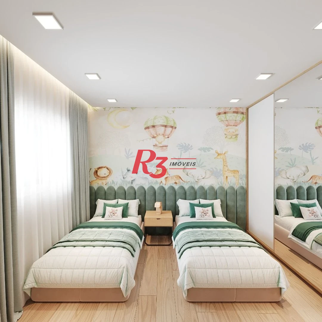 Apartamento com 2 dormitórios à venda, 97 m² por R$ 1.365.437,13 - Embaré - Santos/SP