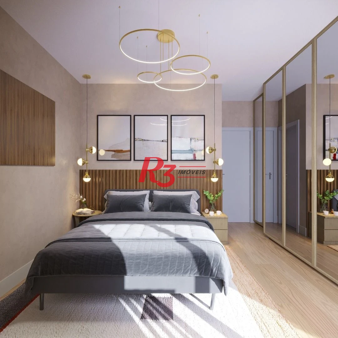 Apartamento com 2 dormitórios à venda, 97 m² por R$ 1.365.437,13 - Embaré - Santos/SP