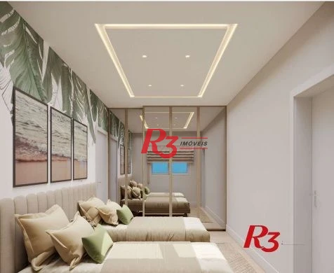 Apartamento com 3 suítes à venda, 158 m² por R$ 2.366.889 - Embaré - Santos/SP