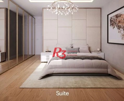 Apartamento com 3 suítes à venda, 158 m² por R$ 2.366.889 - Embaré - Santos/SP