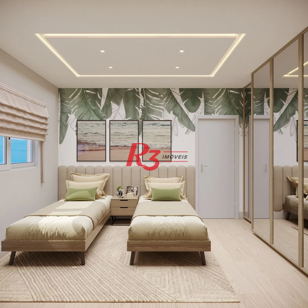 Apartamento com 3 dormitórios à venda, 158 m² por R$ 2.238.363,50 - Embaré - Santos/SP