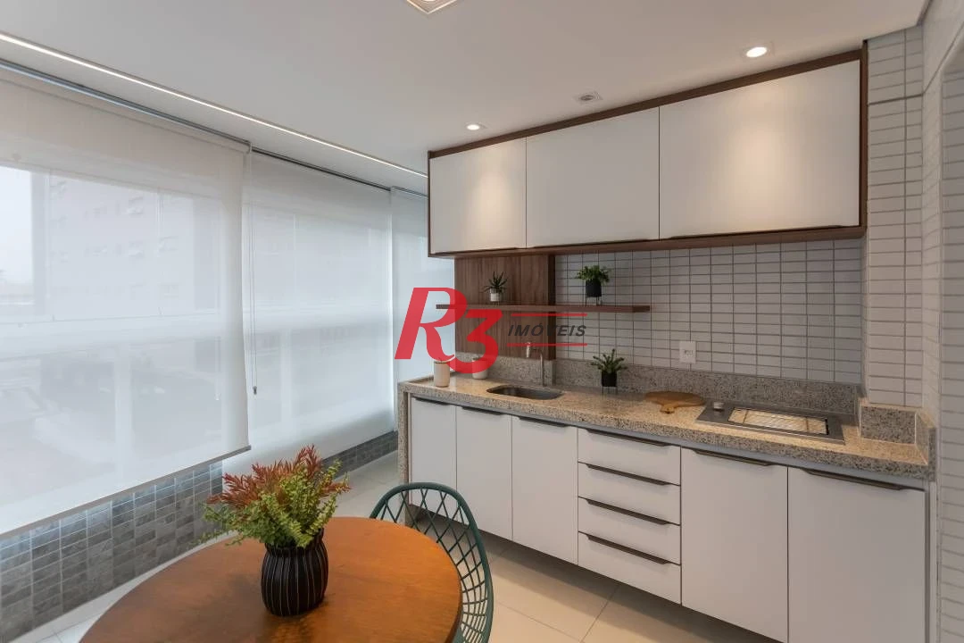 Apartamento com 2 dormitórios à venda, 88 m² por R$ 1.260.000,00 - Boqueirão - Santos/SP