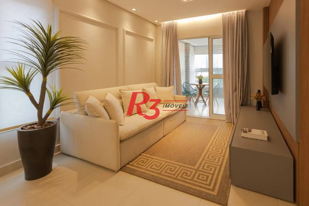 Apartamento com 2 dormitórios à venda, 88 m² por R$ 1.260.000,00 - Boqueirão - Santos/SP