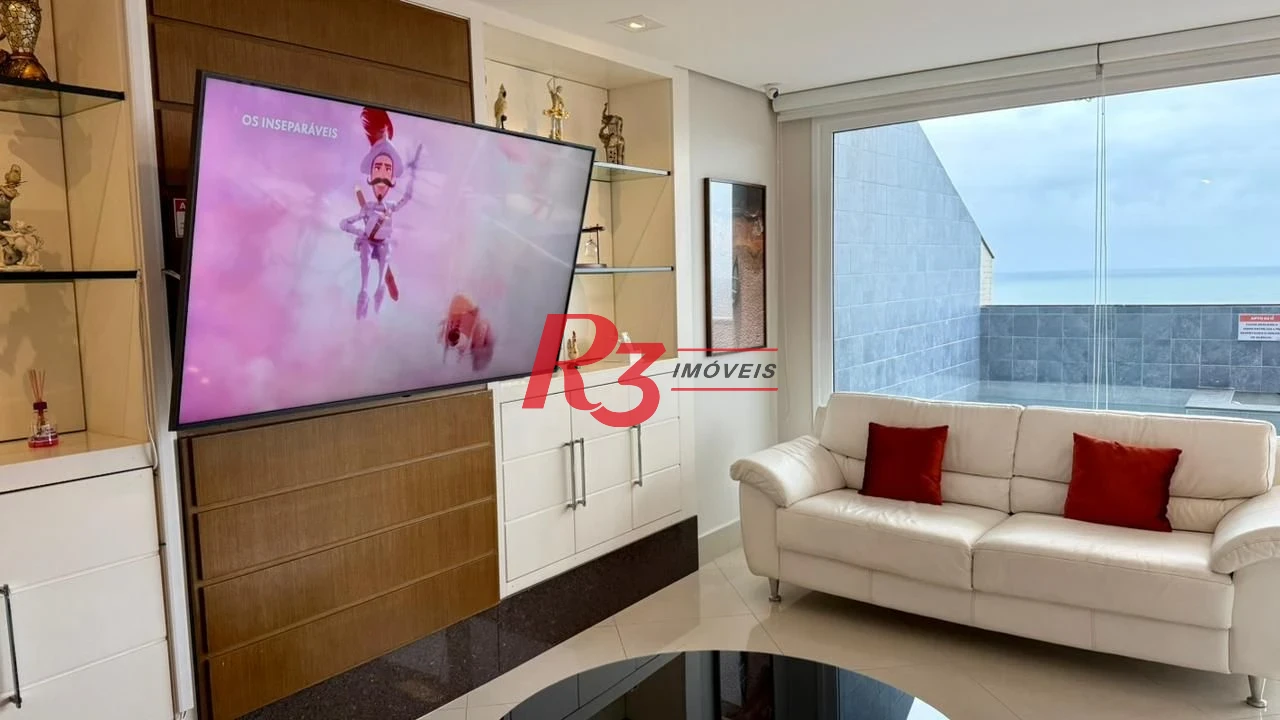 Cobertura com 4 dormitórios à venda, 255 m² por R$ 3.180.000,00 - Balneário Mar Casado - Guarujá/SP