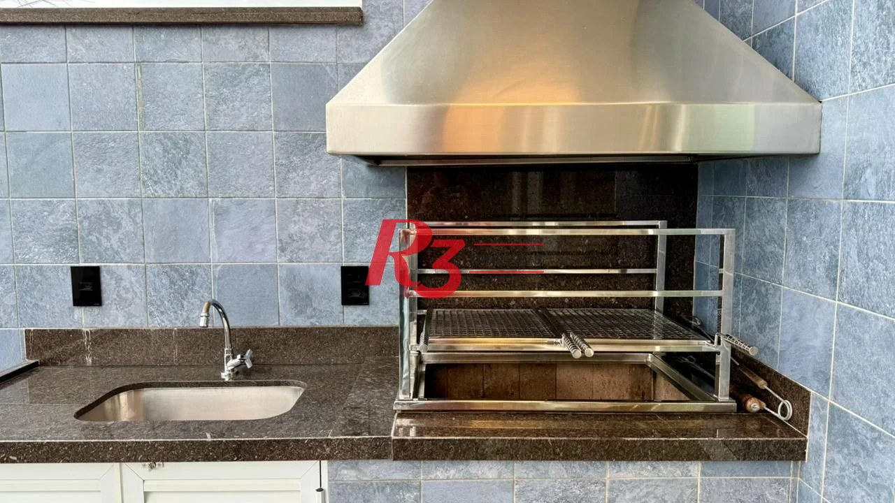 Cobertura com 4 dormitórios à venda, 255 m² por R$ 3.180.000,00 - Balneário Mar Casado - Guarujá/SP
