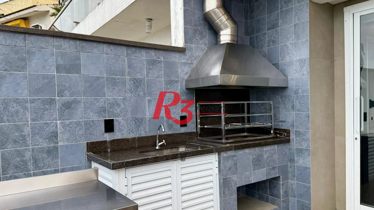 Cobertura com 4 dormitórios à venda, 255 m² por R$ 3.180.000,00 - Balneário Mar Casado - Guarujá/SP