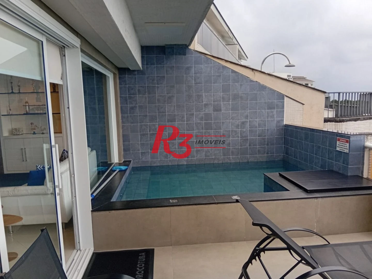 Cobertura com 4 dormitórios à venda, 255 m² por R$ 3.180.000,00 - Balneário Mar Casado - Guarujá/SP