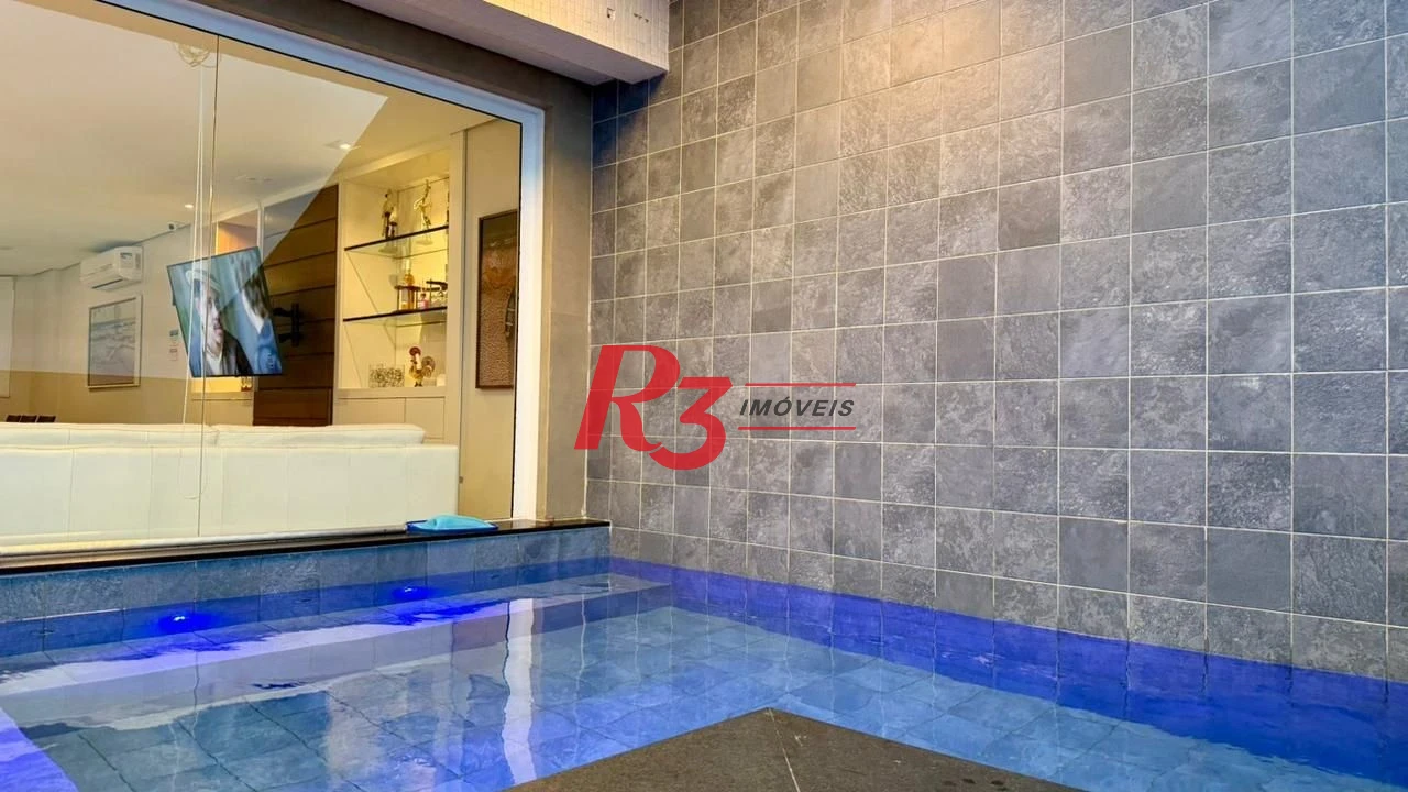 Cobertura com 4 dormitórios à venda, 255 m² por R$ 3.180.000,00 - Balneário Mar Casado - Guarujá/SP