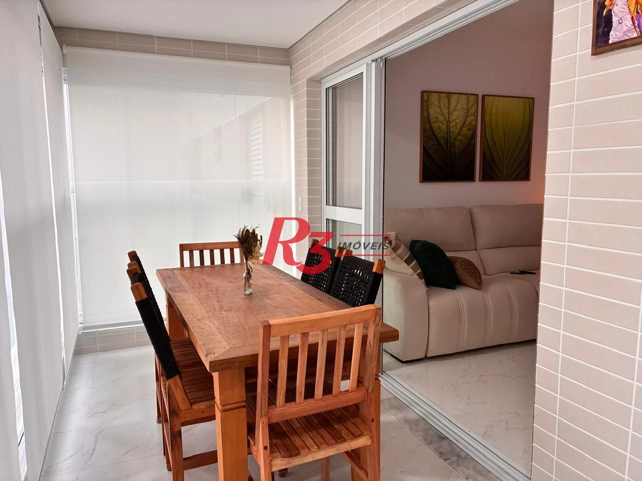 Apartamento com 3 dormitórios à venda, 101 m² por R$ 2.000.000,00 - Gonzaga - Santos/SP