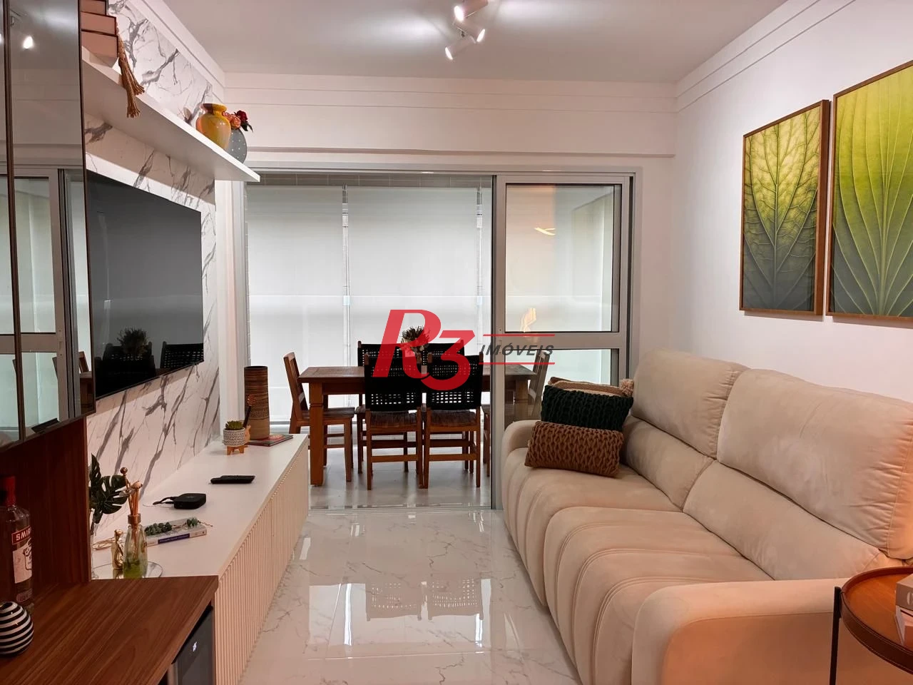 Apartamento com 3 dormitórios à venda, 101 m² por R$ 2.000.000,00 - Gonzaga - Santos/SP