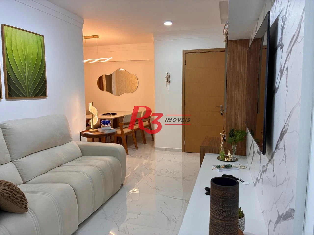 Apartamento com 3 dormitórios à venda, 101 m² por R$ 2.000.000,00 - Gonzaga - Santos/SP