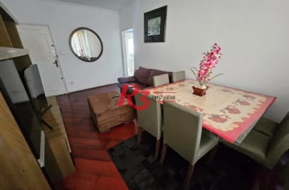 Apartamento com 2 dormitórios à venda, 80 m² por R$ 830.000,00 - Boqueirão - Santos/SP