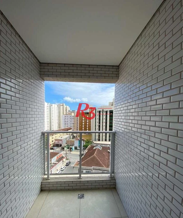 Apartamento Garden com 1 dormitório à venda, 58 m² por R$ 740.000,00 - Boqueirão - Santos/SP