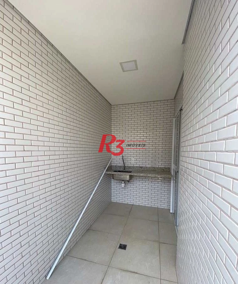 Apartamento Garden com 1 dormitório à venda, 58 m² por R$ 740.000,00 - Boqueirão - Santos/SP